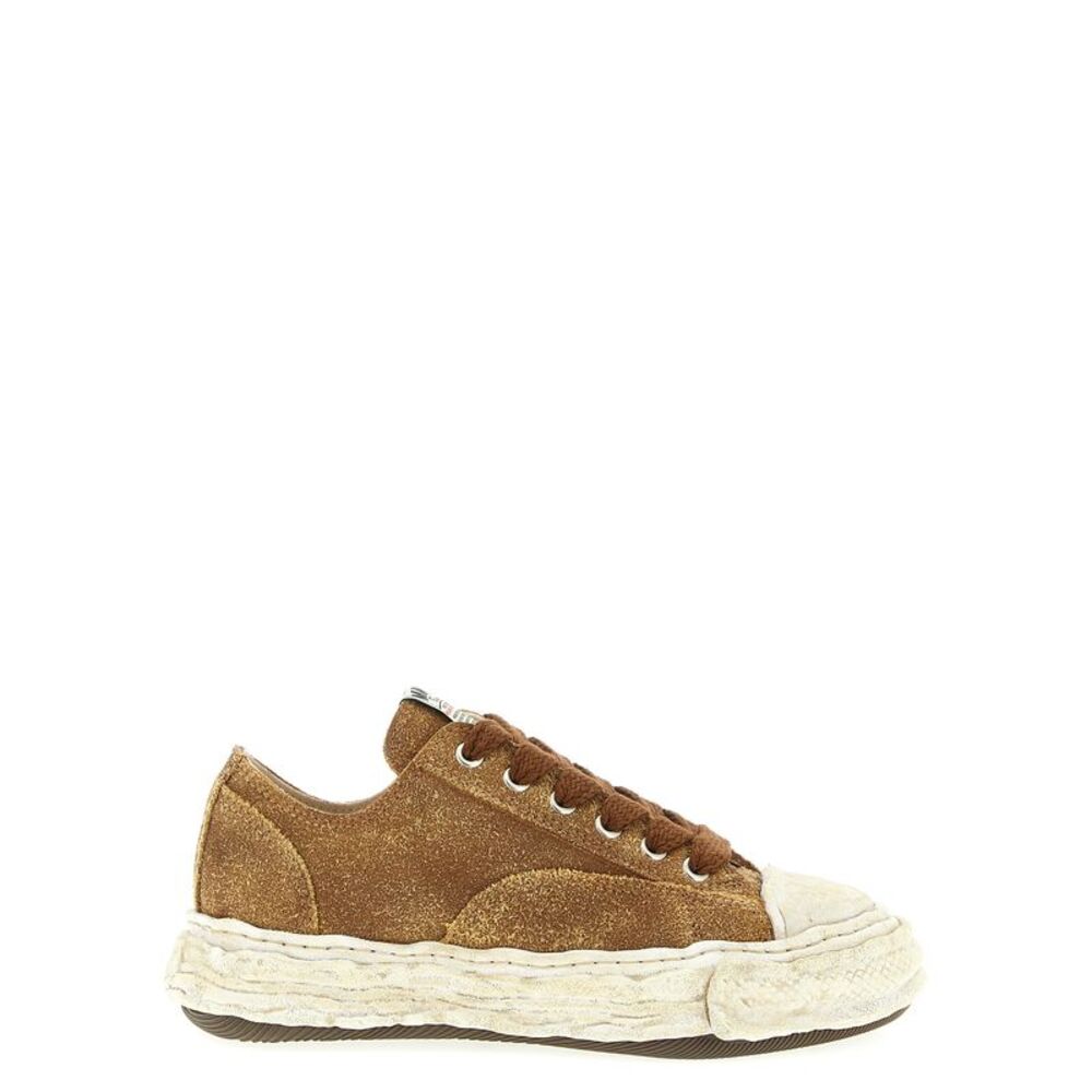 Maison Mihara Yasuhiro Brown Cowhide Chunky Men's Sneakers